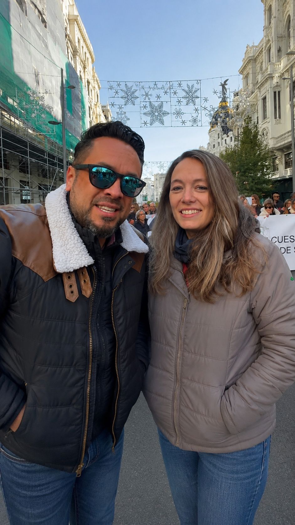 Jota Camacho con Nerea